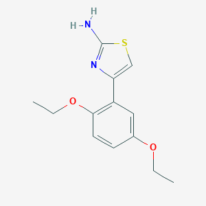 4-(2,5-Diethoxyphenyl)-1,3-thiazol-2-amine