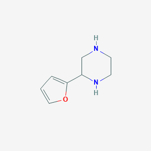molecular formula C8H12N2O B054338 2-(Furan-2-yl)piperazine CAS No. 111760-37-3