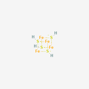 molecular formula Fe4H4S4-4 B054348 IronSULFUR CLUSTER CAS No. 123920-05-8