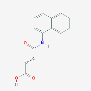 molecular formula C14H11NO3 B054356 (Z)-4-(Naphthalen-1-ylamino)-4-oxobut-2-enoic acid CAS No. 119206-63-2