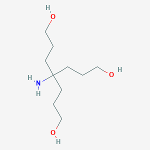 molecular formula C10H23NO3 B054366 4-Amino-4-(3-hydroxypropyl)heptane-1,7-diol CAS No. 116747-79-6