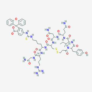 Vasotocin, 1-deamino-lys(7)-(fluorescein)-arg(8)-