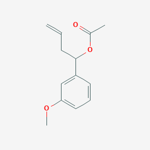 Acetic acid 1-(3-methoxy-phenyl)-but-3-enyl ester