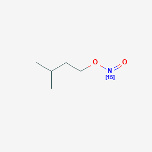 molecular formula C5H11NO2 B054394 Isoamyl nitrite-15N CAS No. 120670-20-4