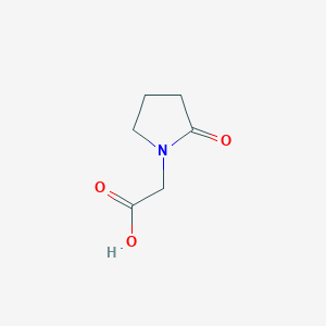 molecular formula C6H9NO3 B054401 (2-Oxopyrrolidin-1-yl)acetic acid CAS No. 53934-76-2