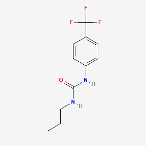 molecular formula C11H13F3N2O B5440970 1-Propyl-3-[4-(trifluoromethyl)phenyl]urea 