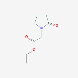 molecular formula C8H13NO3 B054411 Ethyl 2-oxopyrrolidine-1-acetate CAS No. 61516-73-2