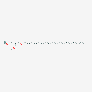 molecular formula C22H46O3 B054414 1-丙醇，2-甲氧基-3-(十八烷氧基)- CAS No. 84337-43-9