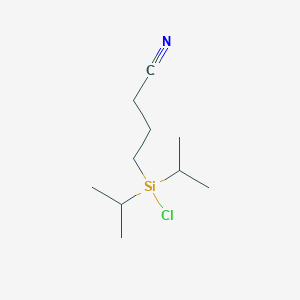 molecular formula C10H20ClNSi B054421 3-Cyanopropyldiisopropylchlorosilane CAS No. 113641-37-5