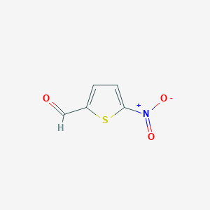 molecular formula C5H3NO3S B054426 5-Nitrothiophene-2-Carboxaldehyde CAS No. 4521-33-9