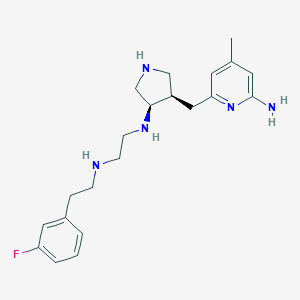 N-{(3r,4r)-4-[(6-Amino-4-Methylpyridin-2-Yl)methyl]pyrrolidin-3-Yl}-N'-[2-(3-Fluorophenyl)ethyl]ethane-1,2-Diamine