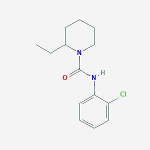 molecular formula C14H19ClN2O B5444015 N-(2-chlorophenyl)-2-ethylpiperidine-1-carboxamide 
