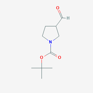 molecular formula C10H17NO3 B054442 1-Boc-3-pyrrolidinecarbaldehyde CAS No. 59379-02-1
