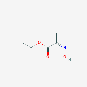molecular formula C5H9NO3 B054443 ethyl (2Z)-2-hydroxyiminopropanoate CAS No. 120586-56-3