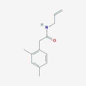 molecular formula C13H17NO B5445266 N-allyl-2-(2,4-dimethylphenyl)acetamide 