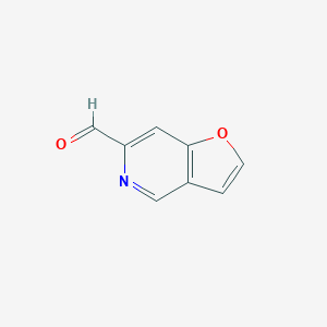 molecular formula C8H5NO2 B054456 Furo[3,2-c]pyridine-6-carbaldehyde CAS No. 122534-91-2