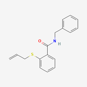 molecular formula C17H17NOS B5446895 2-(allylthio)-N-benzylbenzamide 