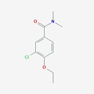 molecular formula C11H14ClNO2 B5447437 3-chloro-4-ethoxy-N,N-dimethylbenzamide 