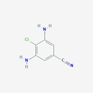 molecular formula C7H6ClN3 B054477 3,5-Diamino-4-chlorobenzonitrile CAS No. 34207-46-0