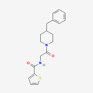 molecular formula C19H22N2O2S B5447835 N-[2-(4-benzyl-1-piperidinyl)-2-oxoethyl]-2-thiophenecarboxamide 