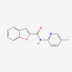 molecular formula C14H9IN2O2 B5448162 N-(5-iodopyridin-2-yl)-1-benzofuran-2-carboxamide 