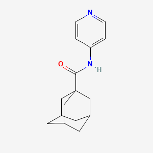 molecular formula C16H20N2O B5448418 N-4-pyridinyl-1-adamantanecarboxamide 