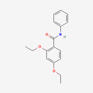 molecular formula C17H19NO3 B5448531 2,4-diethoxy-N-phenylbenzamide 