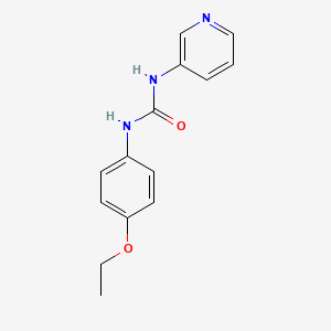 molecular formula C14H15N3O2 B5448605 1-(4-Ethoxyphenyl)-3-pyridin-3-ylurea CAS No. 13201-65-5