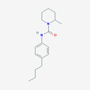 molecular formula C17H26N2O B5448799 N-(4-butylphenyl)-2-methylpiperidine-1-carboxamide 