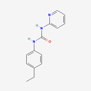 molecular formula C14H15N3O B5448846 1-(4-Ethylphenyl)-3-pyridin-2-ylurea 