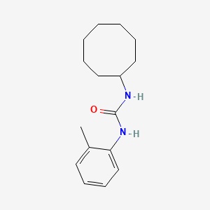 molecular formula C16H24N2O B5449604 1-Cyclooctyl-3-(2-methylphenyl)urea 
