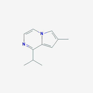 molecular formula C11H14N2 B054497 8-Isopropyl-2-methyl-7-azaindolizine CAS No. 118356-01-7