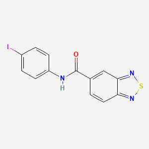 molecular formula C13H8IN3OS B5450016 N-(4-iodophenyl)-2,1,3-benzothiadiazole-5-carboxamide 
