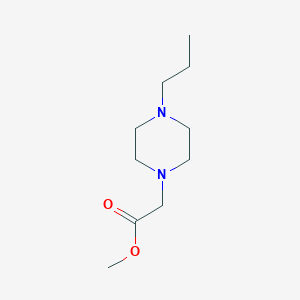 molecular formula C10H20N2O2 B5450124 METHYL 2-(4-PROPYLPIPERAZINO)ACETATE 