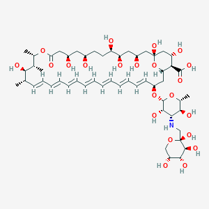 molecular formula C53H83NO22 B054504 N-(1-Deoxyfructosyl)amphotericin B CAS No. 119829-29-7