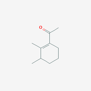 molecular formula C10H16O B054505 1-(2,3-Dimethylcyclohex-1-en-1-yl)ethan-1-one CAS No. 121637-55-6