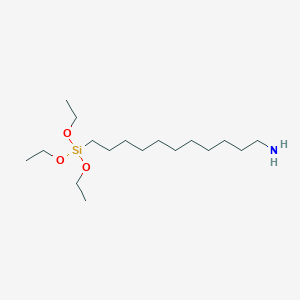 molecular formula C17H39NO3Si B054507 11-Aminoundecyltriethoxysilane CAS No. 116821-45-5