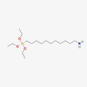 molecular formula C17H39NO3Si B054507 11-(Triethoxysilyl)-1-undecanamine CAS No. 116821-45-5