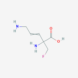 molecular formula C6H11FN2O2 B054510 2,5-Diamino-2-(fluoromethyl)pent-3-enoic acid CAS No. 112295-66-6