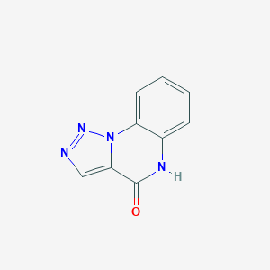 molecular formula C9H6N4O B054514 [1,2,3]Triazolo[1,5-a]quinoxalin-4(5H)-one CAS No. 111339-86-7
