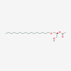 molecular formula C21H42O4 B054517 1-O-Hexadecyl-2-O-acetyl-sn-glycerol CAS No. 77133-35-8