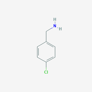 molecular formula C7H8ClN B054526 4-氯苄胺 CAS No. 104-86-9