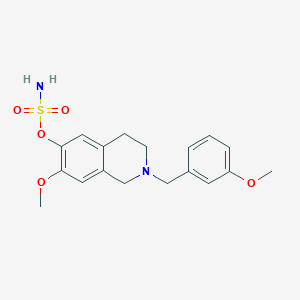 7-Methoxy-2-(3-methoxybenzyl)-1,2,3,4-tetrahydroisoquinolin-6-yl sulfamate