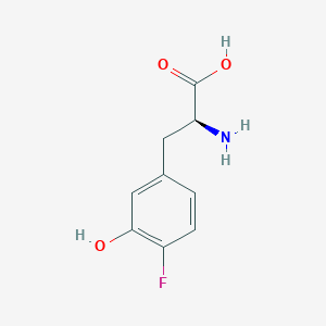 molecular formula C9H10FNO3 B054530 4-Fluoro-3-tyrosine CAS No. 122001-14-3