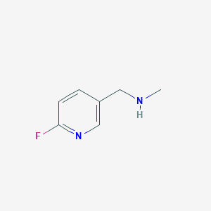 1-(6-Fluoropyridin-3-yl)-N-methylmethanamine
