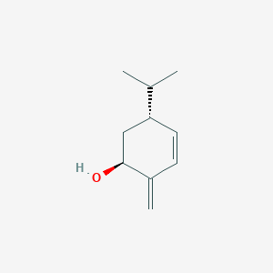 3-Cyclohexen-1-ol,2-methylene-5-(1-methylethyl)-,(1S-trans)-(9CI)