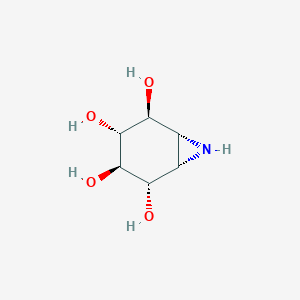 molecular formula C6H11NO4 B054539 Conduritol aziridine CAS No. 123788-61-4