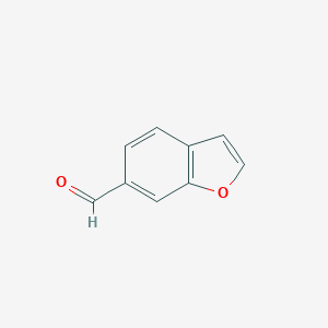 molecular formula C9H6O2 B054546 苯并呋喃-6-甲醛 CAS No. 123297-88-1
