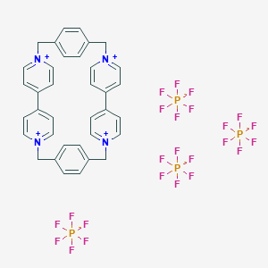 molecular formula C36H32F24N4P4 B054566 Cyclobis(paraquat-1,4-phenylene) Tetrakis(hexafluorophosphate) CAS No. 117271-77-9