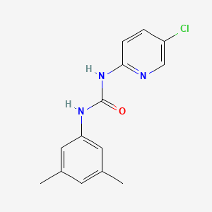 molecular formula C14H14ClN3O B5456653 N-(5-CHLORO-2-PYRIDYL)-N'-(3,5-DIMETHYLPHENYL)UREA 